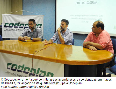 Lucio Rennó, presidente da Codeplan, explica a nova ferramenta disponibilizada pela Companhia, o Geocode.
