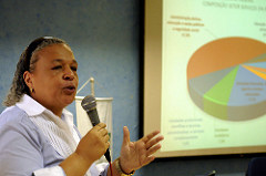 Sandra Regina Silva, chefe do Núcleo de Contas Regionais da Codeplan, analisa o PIB-DF de 2016.